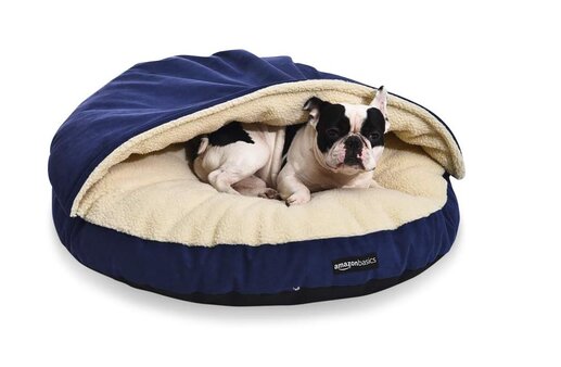 French bulldog cave bed